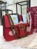 Gucci Marmont leather shoulder bag red